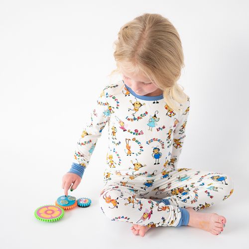 Robot World Kids Bamboo Two-Piece Pajama Set