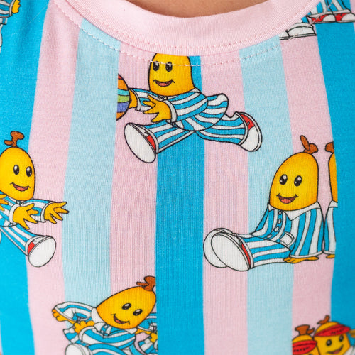 FancyPrince Striped Banana Kid Bamboo Two-Piece Pajama Set