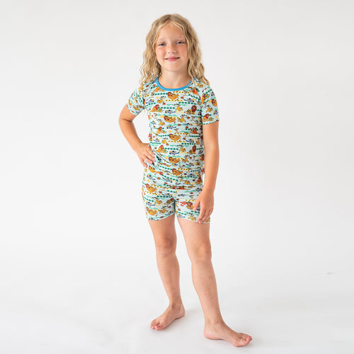 Lion Kids Bamboo Short Two-Piece Pajama Set