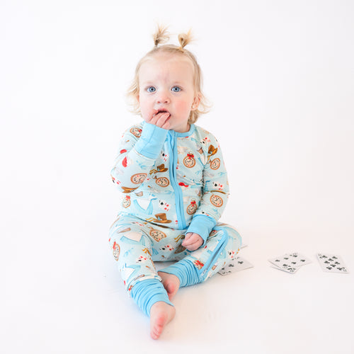 Fancyprince Dream Wonderland Baby Bamboo Zipper Romper Pajamas