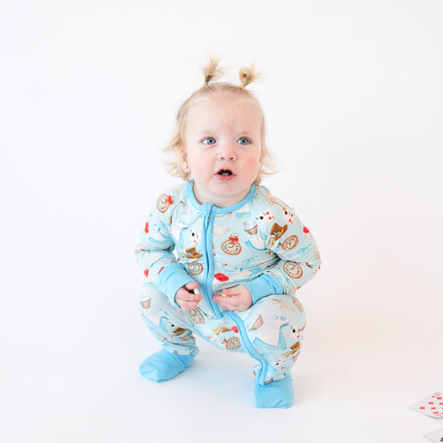 Fancyprince Dream Wonderland Baby Bamboo Zipper Romper Pajamas