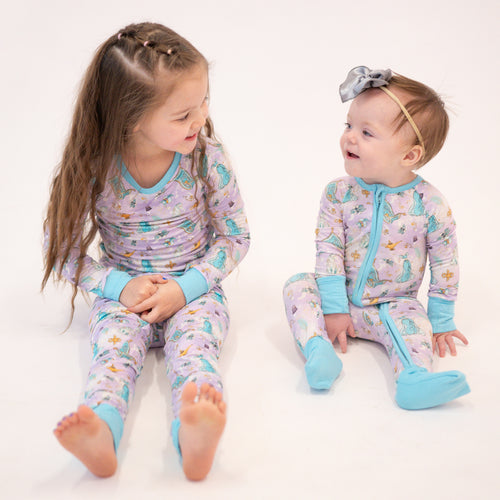 FancyPrince Magic Lamp Kid Bamboo Two-Piece Pajama Set