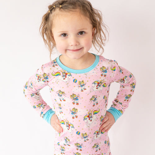 FancyPrince Unicorn Girl Kid Bamboo Two-Piece Pajama Set