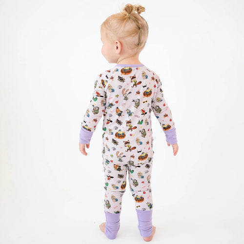 Crazy Zoo Baby Bamboo Zipper Romper Pajamas