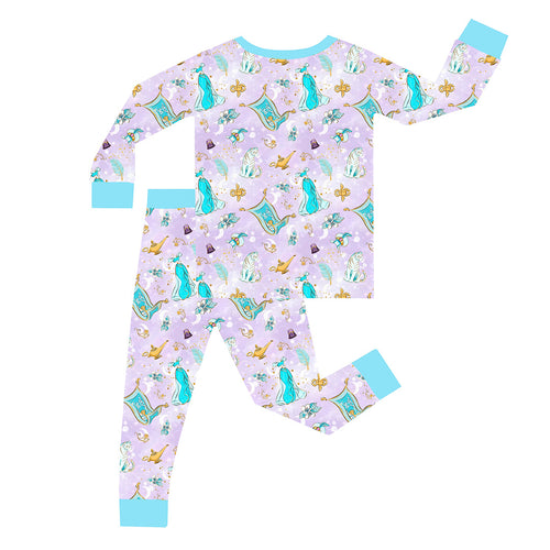 FancyPrince Magic Lamp Kid Bamboo Two-Piece Pajama Set