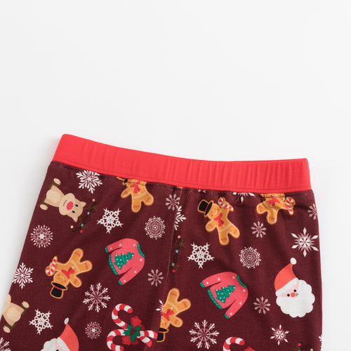 Christmas Red Gift Print Matching Family Pajama Set