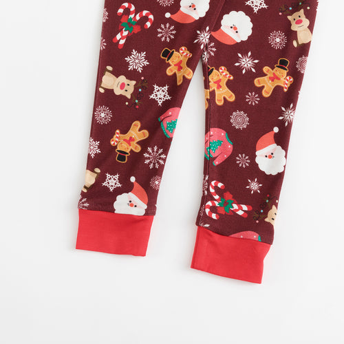 Christmas Red Gift Print Matching Family Pajama Set