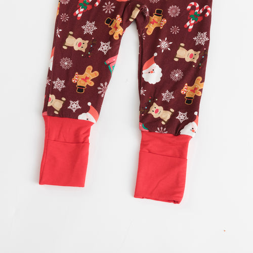 Christmas Red Gift Print Matching Family Pajama Set