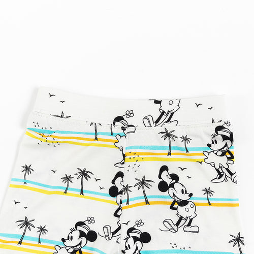 كاريكاتير الماوس النخيل نمط نمط الخيزران من قطعة بيجاما