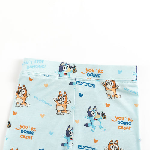 FancyPrince Dog Dancing Kid Bamboo Two-Piece Pajama Set