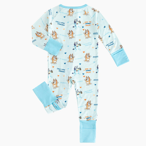 FancyPrince Dog Dancing Baby Bamboo Zipper Romper Pajamas