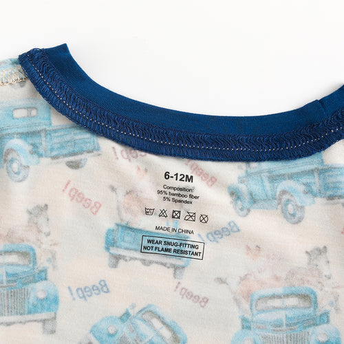 Animal Cargo Truck Farm Two-Piece Pajama Set
