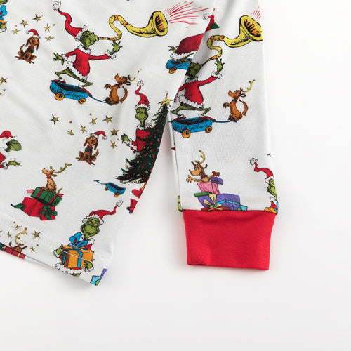 Christmas Sale Gift Green Guy Kid Two-Piece Bamboo Pajama Set