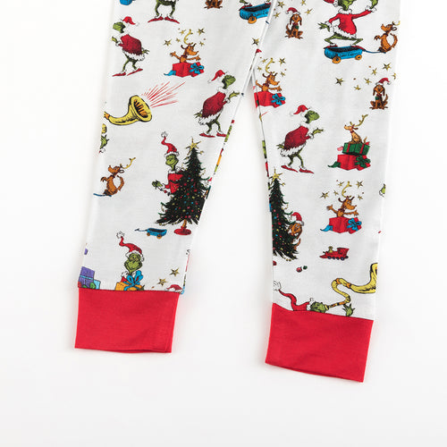 Christmas Sale Gift Green Guy Kid Two-Piece Bamboo Pajama Set