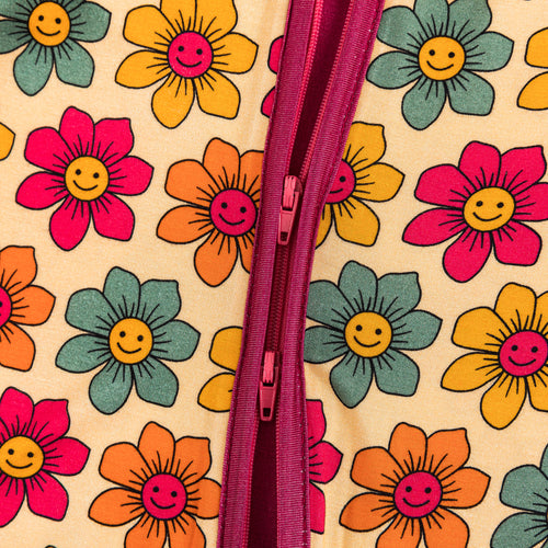 Bamboo Viscose Pajamas With Colorful Flower