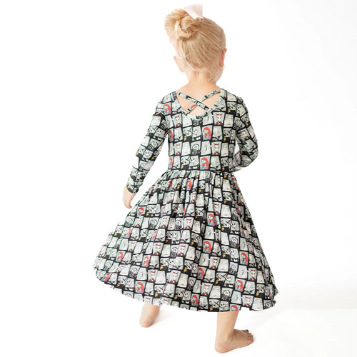 King of Halloween Town Kids Bamboo Long Sleeves Dress