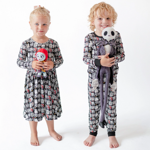 King of Halloween Town Kids Bamboo Two-Piece Pajama Set