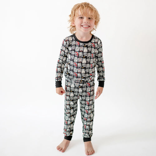 King of Halloween Town Kids Bamboo Two-Piece Pajama Set