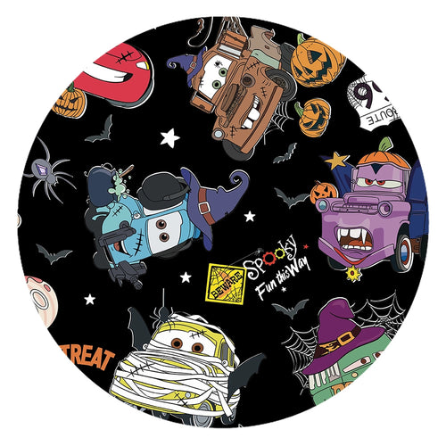 Halloween Car Pumpkin Bamboo Family Matching Pajamas