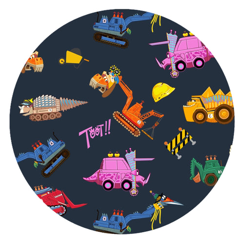 سباق Car Cartoon Kids Bamboo Short Pajama Set