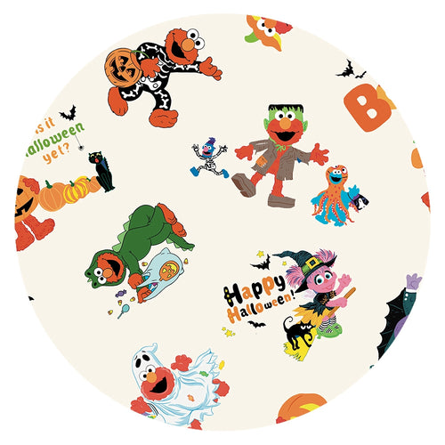 Halloween Street Furry Pals Green Baby Bamboo Zipper Romper Pajamas