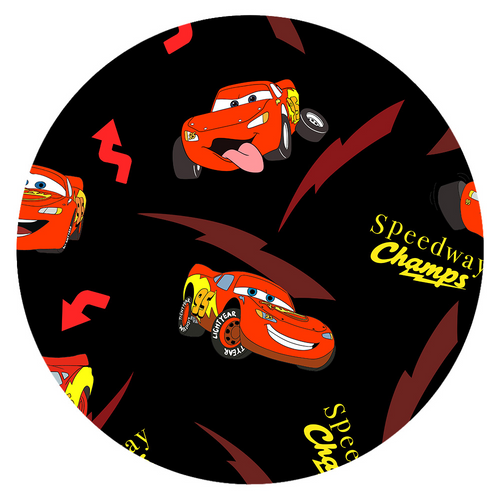 Zooming Red Lightning Car Baby Bamboo Zipper Romper Pajamas