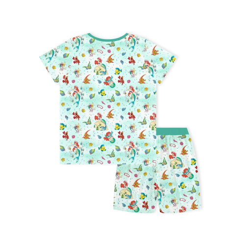 Mermaid Ocean Life Bamboo Family Matching Pajamas