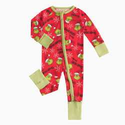 Christmas Sale Snowflake Green Guy Bamboo Red Bamboo Zippy Sleeper