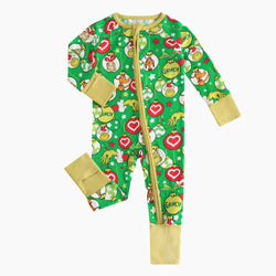 Christmas Sale Green Guy Heart Bamboo Red Zippy