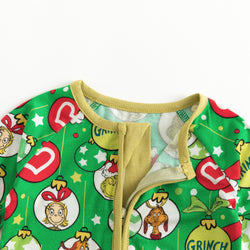 Christmas Sale Green Guy Heart Bamboo Red Zippy