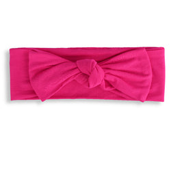 Rose Red Bamboo Baby Bow Headband