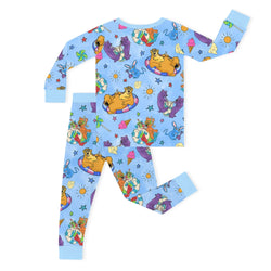 Bear Summer Beach Kids Bamboo Two-Piece Pajama Set