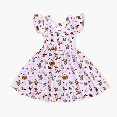 Crazy Zoo Kids Bamboo Short Sleeves Dress