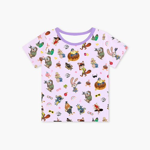 Crazy Zoo Kids Bamboo Short Top T-shirt