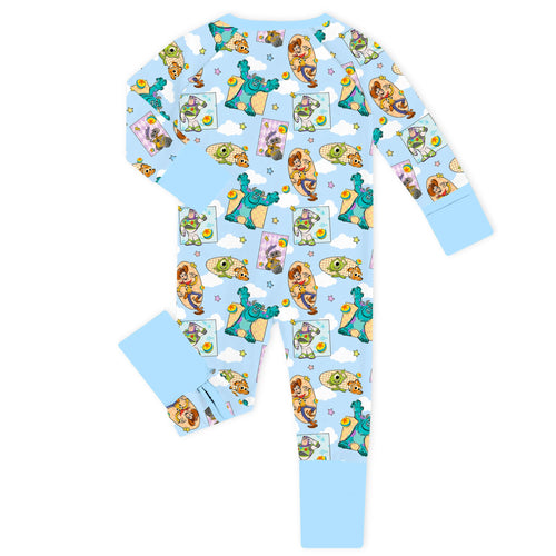 Pixar Sky Party Bamboo Zipper Romper Pajamas