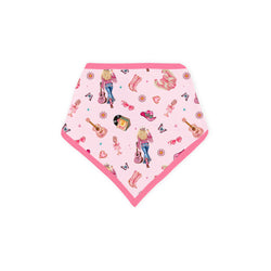 Pink Cowgirl Dreams Bamboo Baby Bib