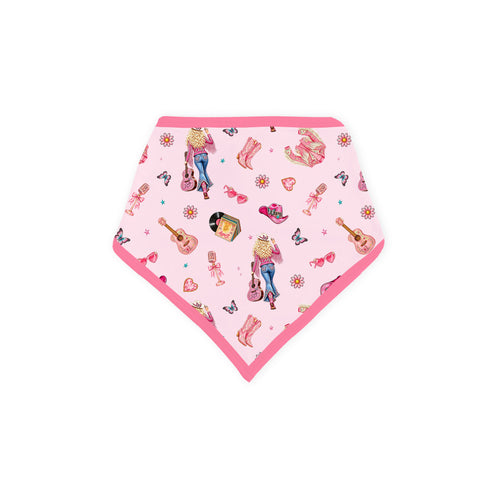 Pink Cowgirl Dreams Bamboo Baby Bib