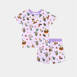 Crazy Zoo Kids Bamboo Short Two-Piece Pajama Set