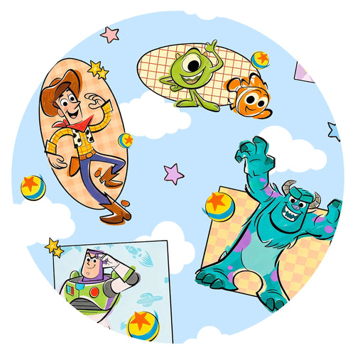 Pixar Sky Party Bamboo Zipper Romper Pajamas