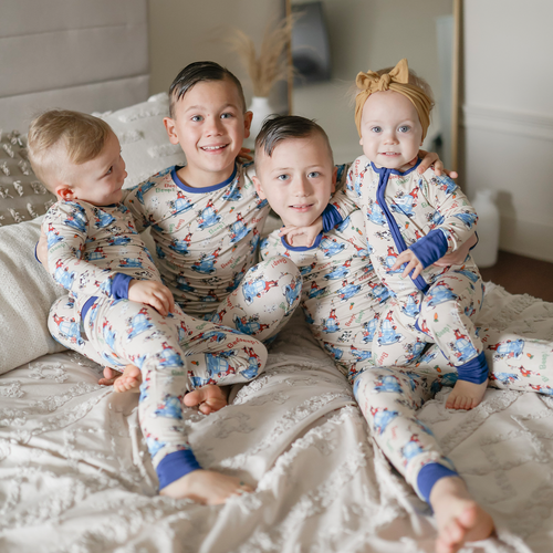 FancyPrince Animal Car Carrot Kid Bamboo Two-Piece Pajama Set