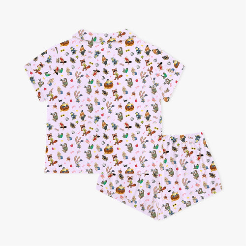 Crazy Zoo Mom&Me Bamboo Family Short Matching Pajamas