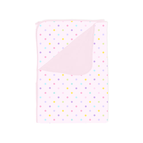 Pastel Dot Dreams Bamboo Blanket