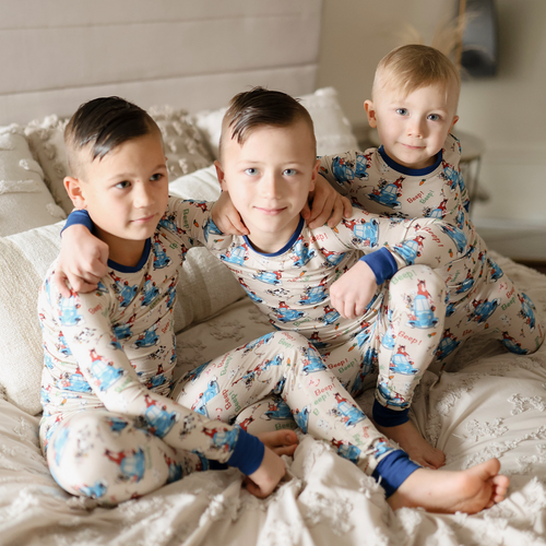 FancyPrince Animal Cargo Truck Farm Two-Piece Pajama Set