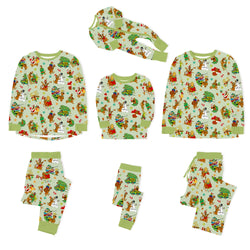 Christmas Mystery Great Dane Dog Bamboo Family Matching Pajamas