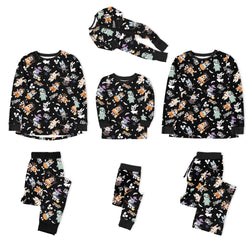 Halloween Pumpkin Pup Parade Bamboo Family Matching Pajamas