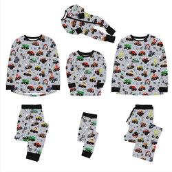 Bear's & Mother's Bear Purple Bamboo Family مطابقة البيجامات