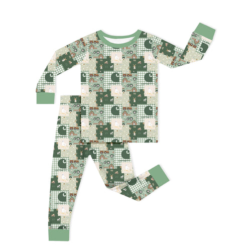 Heritage Farmstead Kids Bamboo Two-Piece Pajama Set