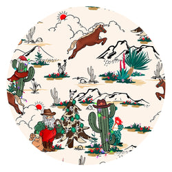 Christmas Cowboy Bamboo Family Matching Pajamas