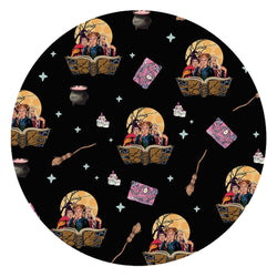 Halloween Witch Sisters Magic Book Bamboo Family Matching Pajamas
