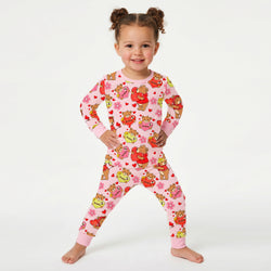 Mother's Day Wishes and Bear Hugs Love Kids Bamboo Two-Piece Pajama Set